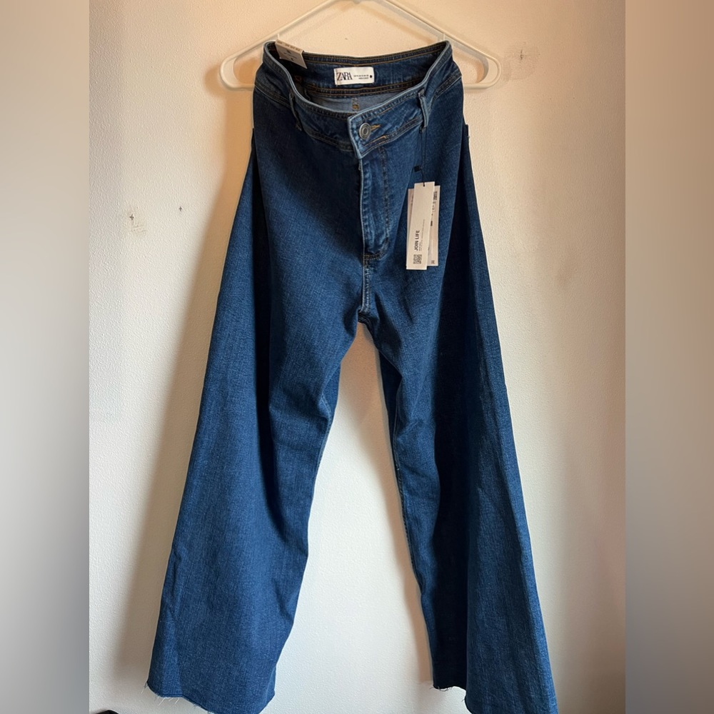 VIRAL Zara marine straight jean